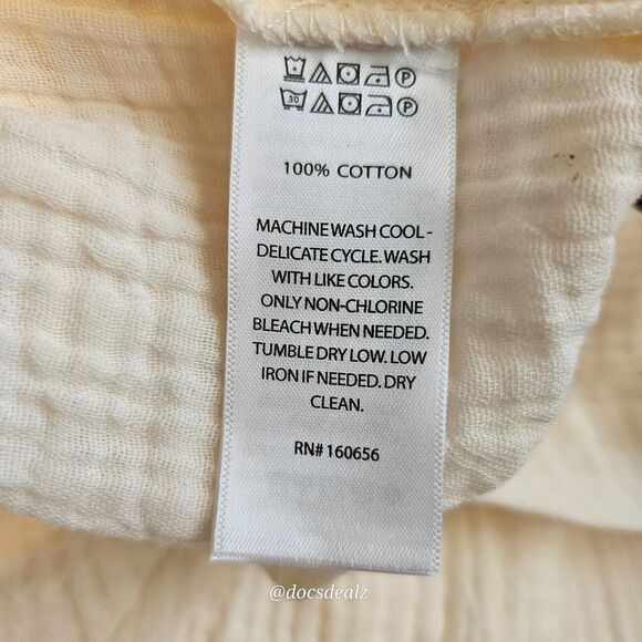 Sincerely Jules Ivory High-Rise Belted Flare Pants Size L - Picture 4 of 5